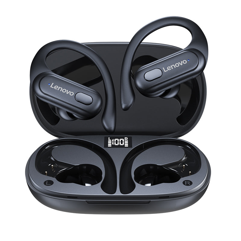 LENOVO Thinkplus XT60 Ear-Hook Sports Bluetooth Headset Noise Reduction Headphone with Digital Display LENOVO Thinkplus XT60 Ear-Hook Sports Bluetooth Headset Noise Reduction Headphone with Digital Display